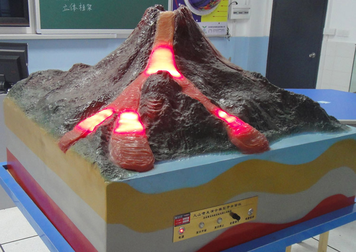 鄉城虛擬仿真火山噴發模擬