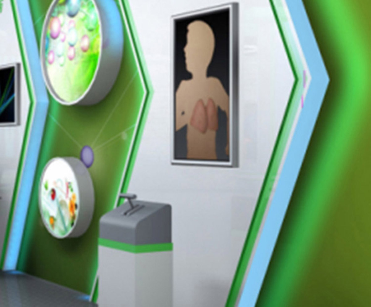 虛擬仿真吸煙與健康展示設備
