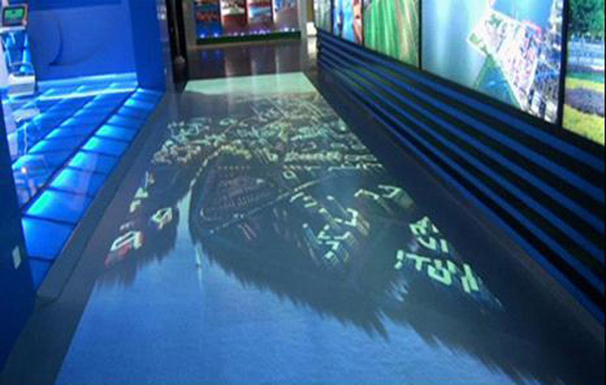上海虛擬仿真地面互動感應投影系統