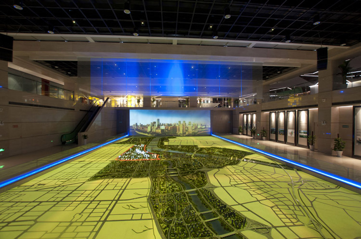 蘆山虛擬仿真城市規劃電子數字沙盤